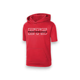 Sport-Tek Youth Sport-Wick Fleece Short Sleeve Hooded Pullover