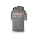 Sport-Tek Youth Sport-Wick Fleece Short Sleeve Hooded Pullover